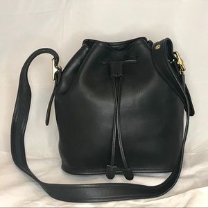 Vintage Coach Leather Bucket Bag